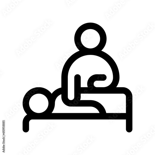 Editable massage vector icon. Wellness, spa, relaxation. Part of a big icon set family. Perfect for web and app interfaces, presentations, infographics, etc