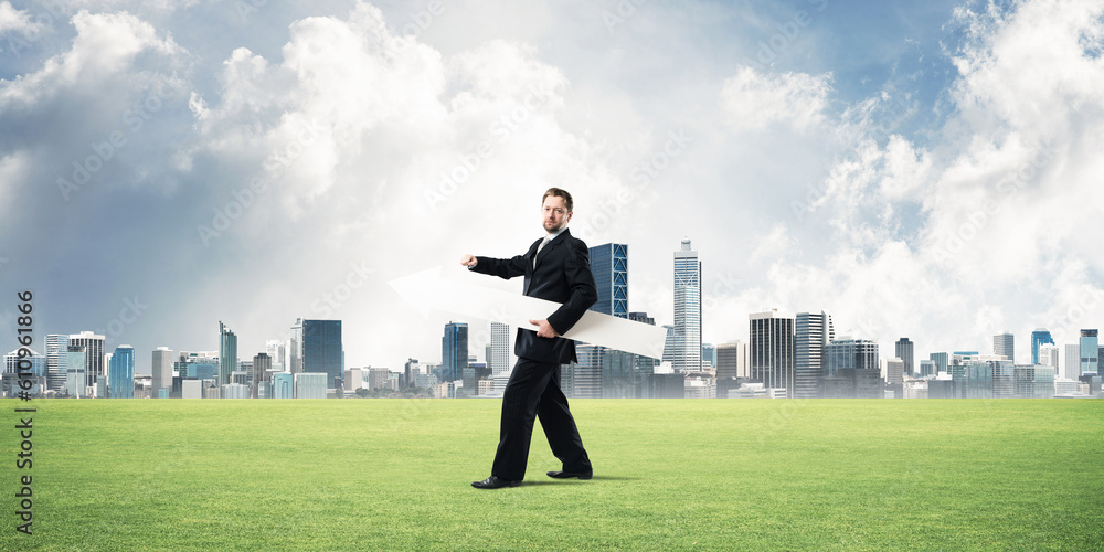 Successful businessman and development Successful businessman and development