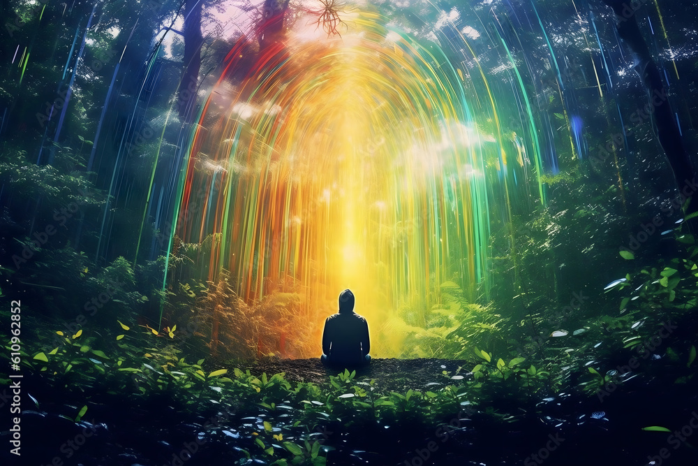 person meditating person meditating