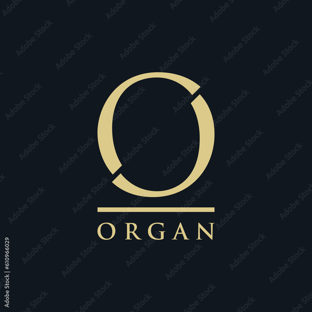 LETTER AND INITIAL O ORGAN FOR MUSICAL INSTRUMENT BLACK, GOLD, BLUE FOR LOGO VECTOR FOR COMPANY, BRAND, BUSINESS, AND OTHER LETTER AND INITIAL O ORGAN FOR MUSICAL INSTRUMENT BLACK, GOLD, BLUE FOR LOGO VECTOR FOR COMPANY, BRAND, BUSINESS, AND OTHER