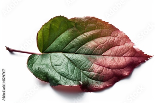 leaf isolated on white