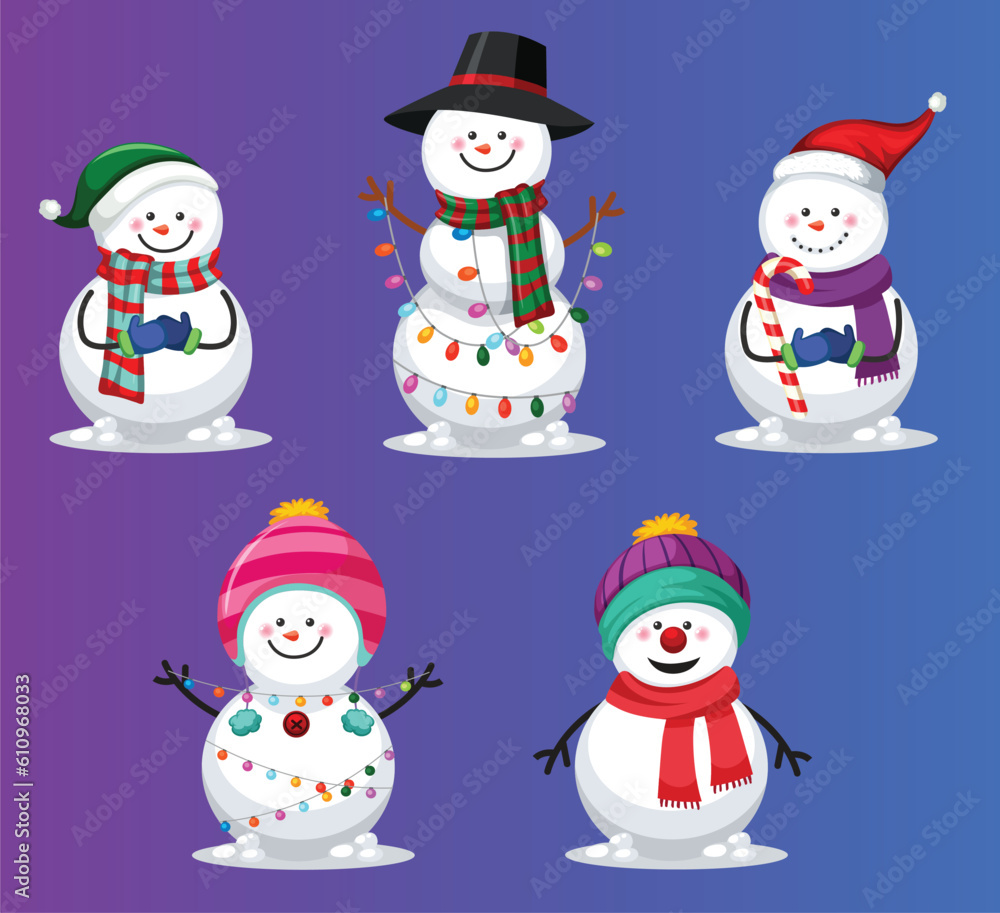 snowman with christmas tree snowman with christmas tree