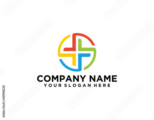 Free Download Cross plus medical logo icon design template elements - GFXLoad