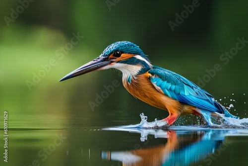 kingfisher on the branch © qaiser