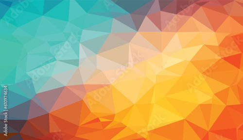 Abstract geometry polygon colorful background pattern.vector illustration.