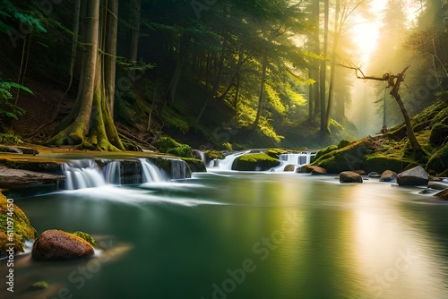 waterfall in the forest