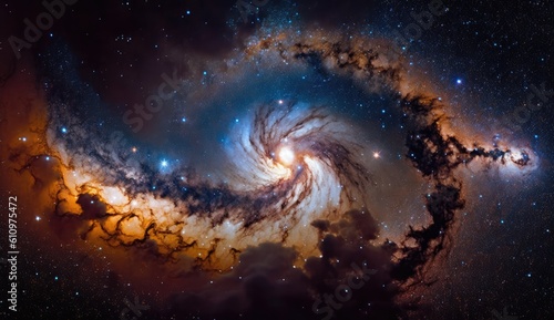 Galaxy in deep space