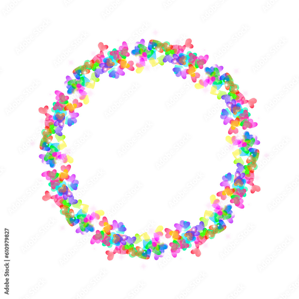 Round floral frame for your design.Floral frame wreaths for wedding invitations. Round floral frame for your design.Floral frame wreaths for wedding invitations.