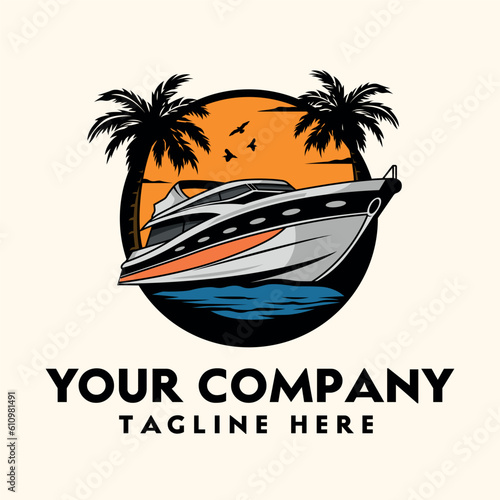 yacht ship boat badge