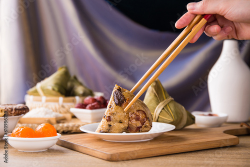 Traditional Chinese Folk Custom Dragon Boat Festival Zongzi