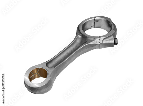 Metal Chrome Piston Rod For Car Truck Bus or Heavy Machinery isolated over white background