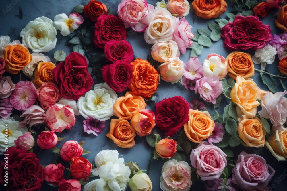 wedding flower backdrop, colorful, fresh rose, bunch of flower wedding flower backdrop, colorful, fresh rose, bunch of flower