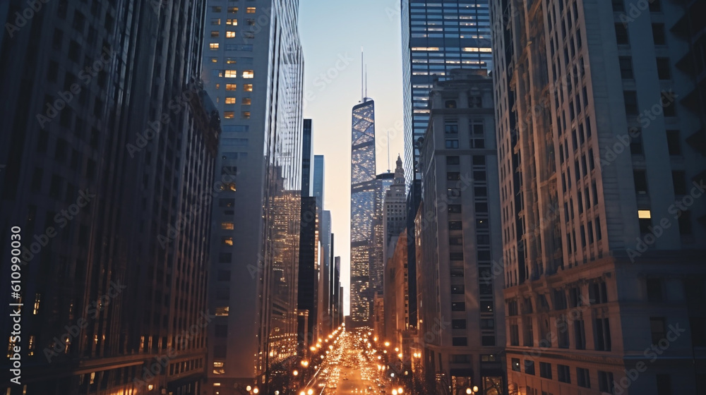 a city with a view of sparkling lights Generative AI a city with a view of sparkling lights Generative AI
