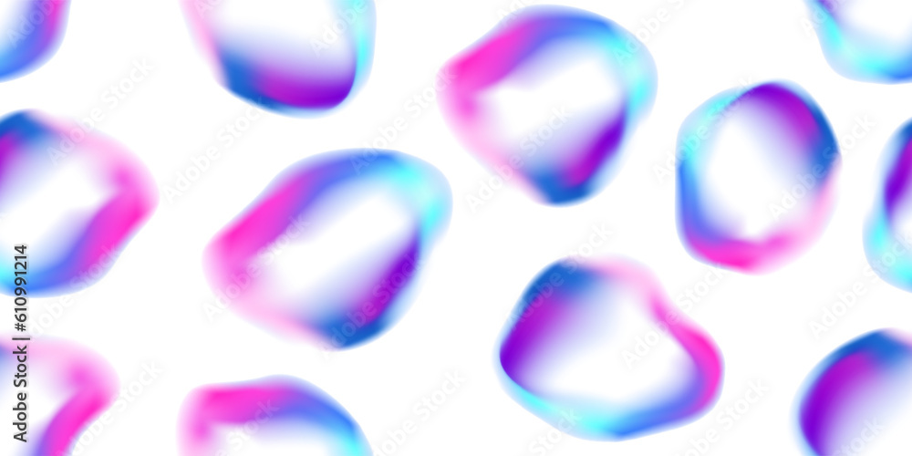 Vibrant bubbles seamless pattern. Bright color splashes. Vivid multi colored blurred gradients graphic design. Vector illustration. Vibrant bubbles seamless pattern. Bright color splashes. Vivid multi colored blurred gradients graphic design. Vector illustration.