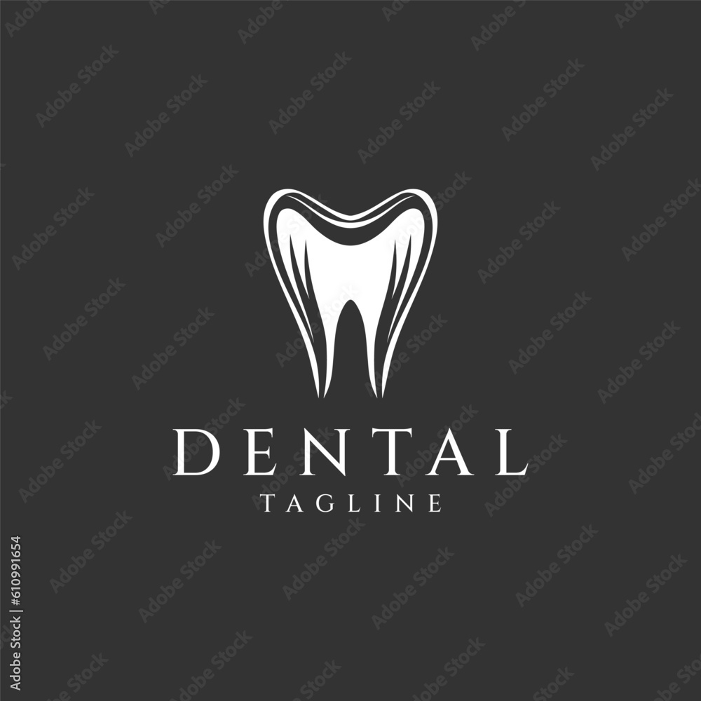 Dental logo design vector illustration Dental logo design vector illustration