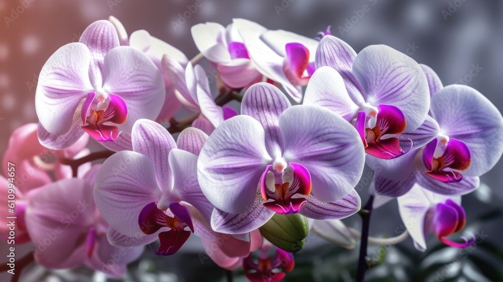 Obraz premium purple orchid flowers