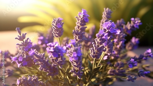 lavender flowers in the field