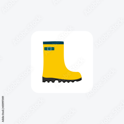  Chelsea Boots Sleek Classics Simple and sleek Flat Icon Design on White background

