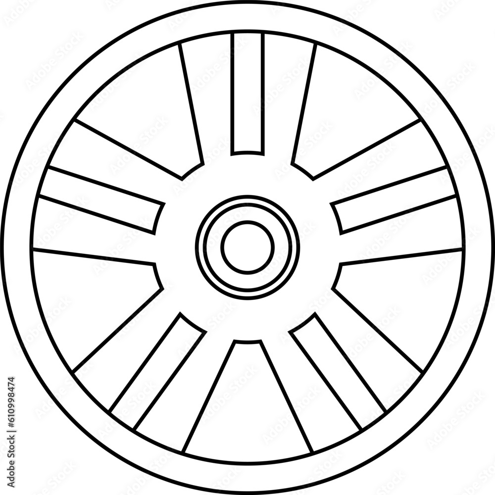 Wheel rims car and truck wheels vector illustration. Wheel rims car and truck wheels vector illustration.