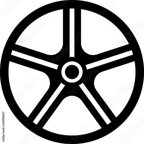Wheel rims car and truck wheels vector illustration.