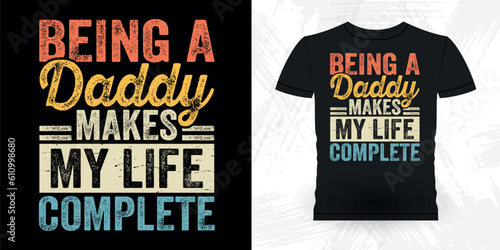 Funny Dad Lover  Grandpa Retro Vintage Father's Day T-shirt Design