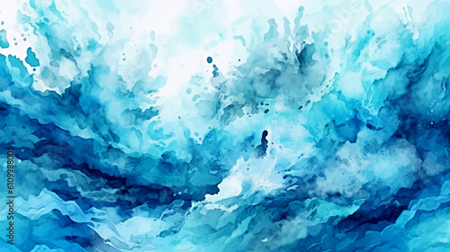 blue water background