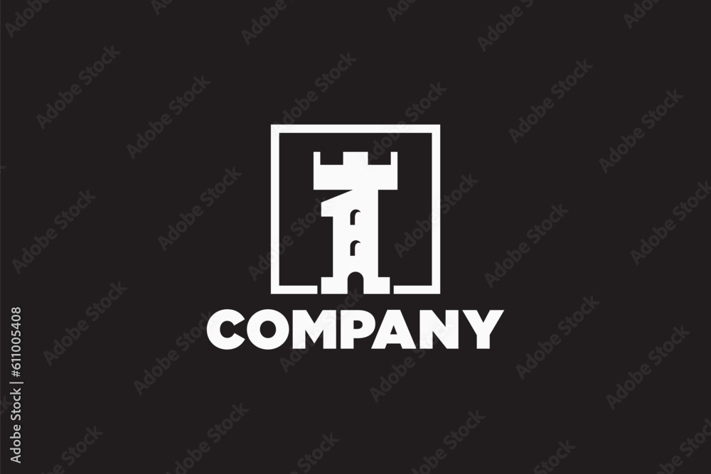 Creative logo design depicting a fort tower- Logo Design Template
Creative logo design depicting a fort tower- Logo Design Template