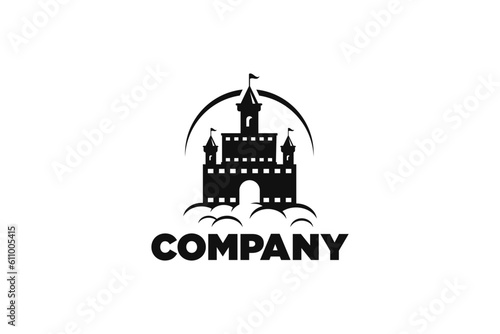 Wallpaper Mural Creative logo design depicting a castle made from fiflm strips - Logo Design Template	
 Torontodigital.ca