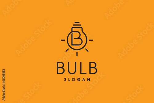 Letter B Bulb Logo