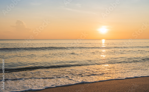 sunset over sea on the beach © Nature Peaceful 