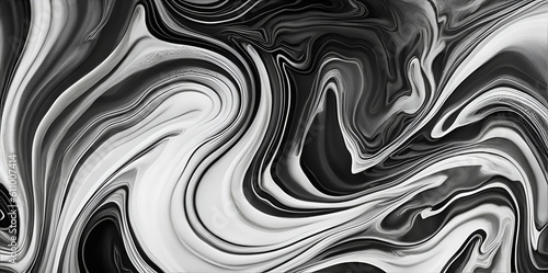 Beautiful abstract fluid art background texture. ink and black mixed texture.Generative AI.