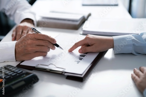 Business People Meeting Design Ideas professional investor working new start up project. businessman and businesswoman working together meeting concept. © Charlie's