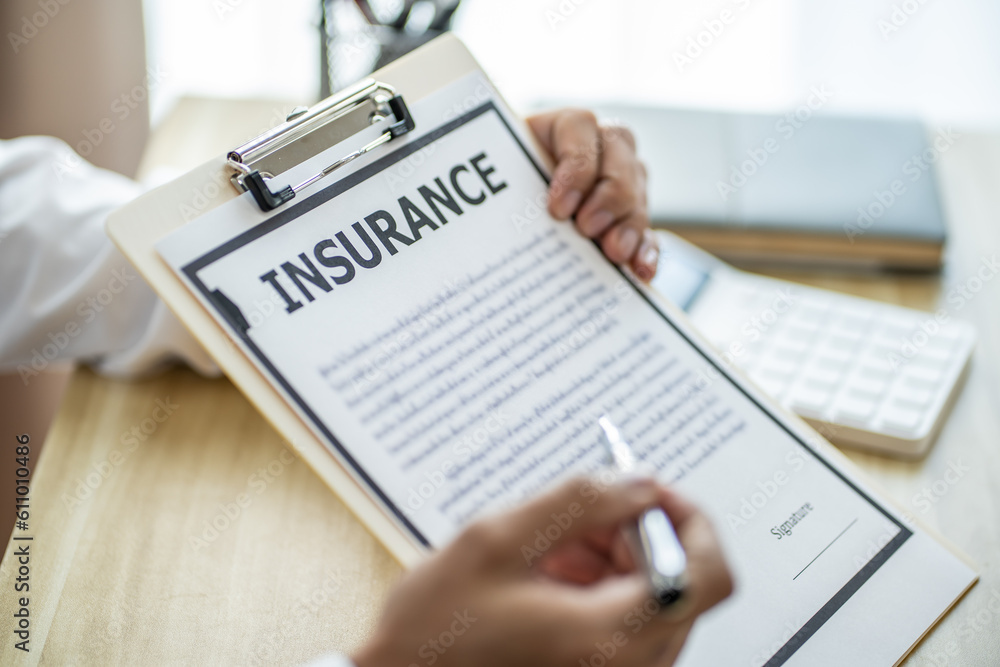Loss Adjuster Insurance Agent Inspecting Damaged Car. .Sales manager giving advice application form document considering mortgage loan offer for car insurance Loss Adjuster Insurance Agent Inspecting Damaged Car. .Sales manager giving advice application form document considering mortgage loan offer for car insurance