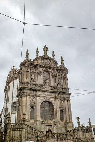 façade de l'église des Clercs (Porto, Portugal) photo