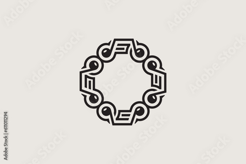 Creative logo design depicting music notes - Logo Design Template	
