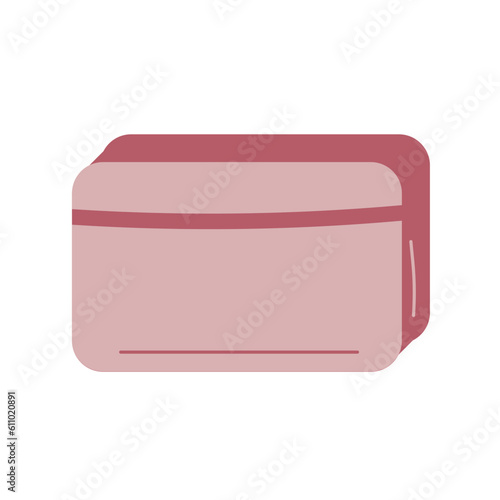 pencil case hand drawn stationery vector