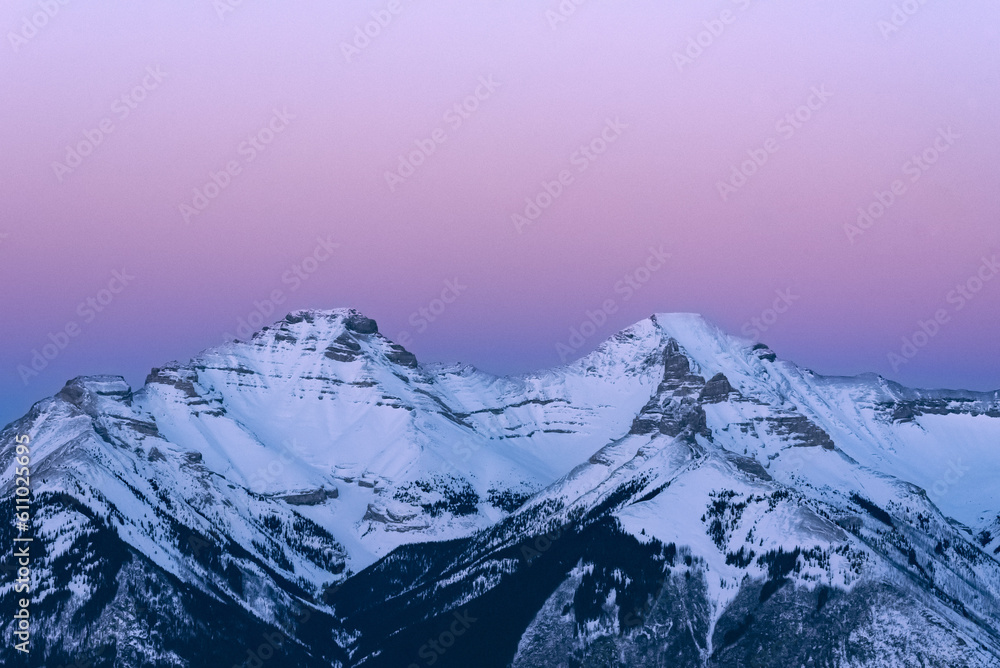 Sunset from Sulphur Mountain