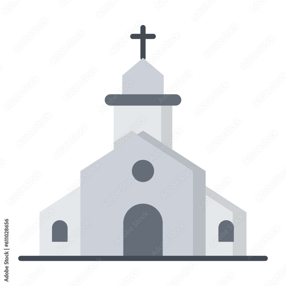 Church Flat Icon
