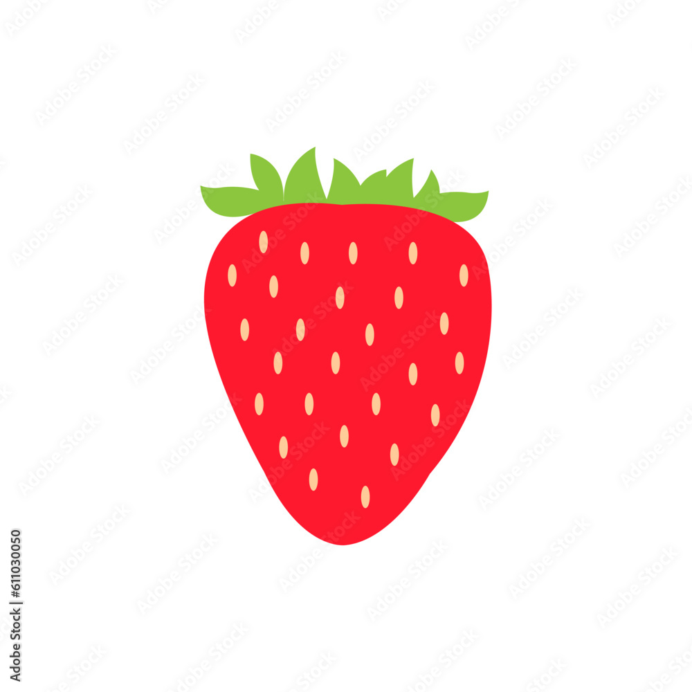 strawberry on a white background strawberry on a white background