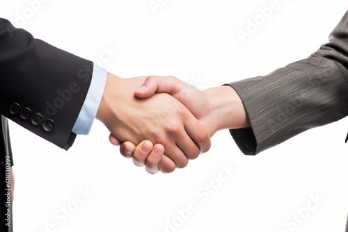 closeup view of handshake