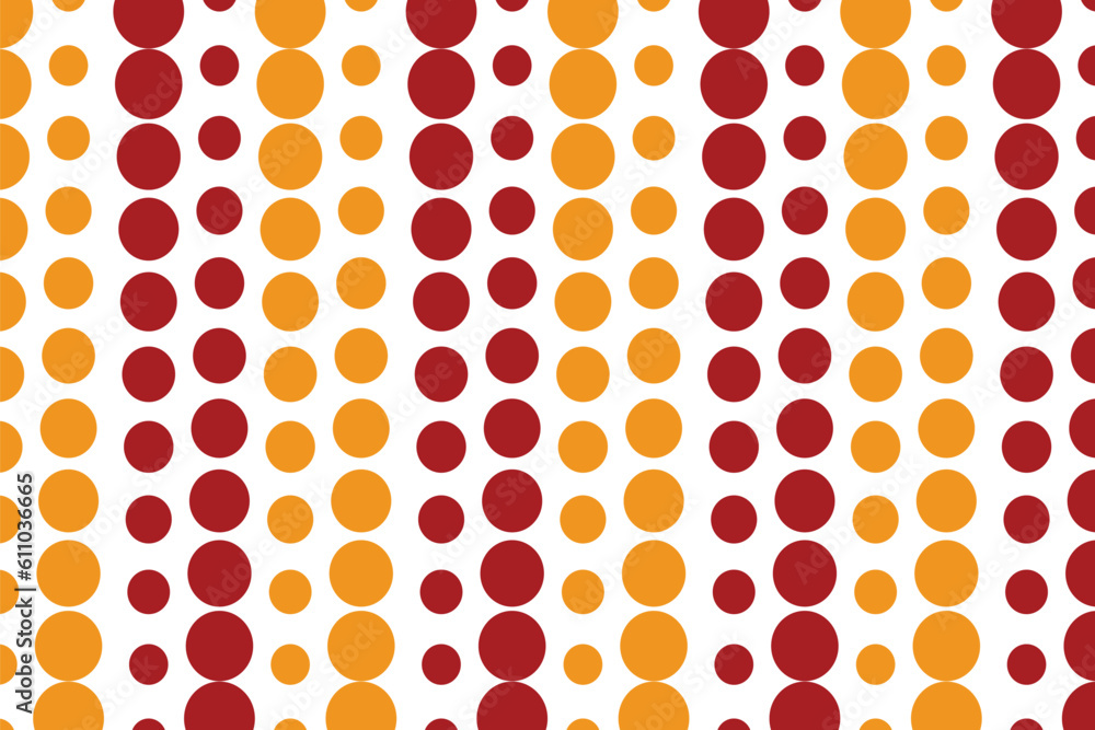 simple abstract seamlees red wine and orenge colour polka dot pattern on white background simple abstract seamlees red wine and orenge colour polka dot pattern on white background