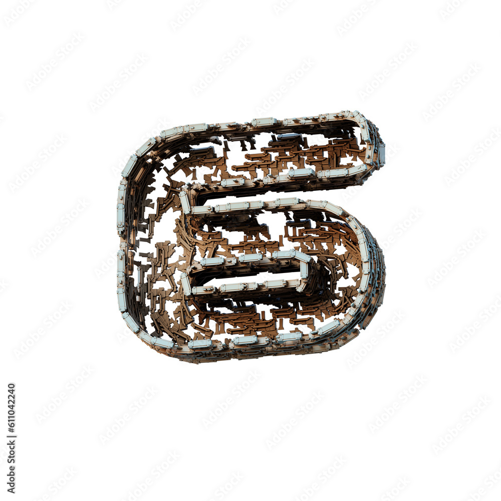 Micro Future 3D Alphabet or PNG Letters Micro Future 3D Alphabet or PNG Letters