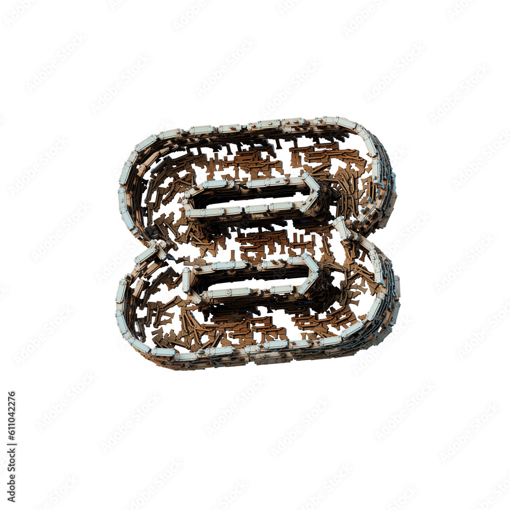 Micro Future 3D Alphabet or PNG Letters Micro Future 3D Alphabet or PNG Letters