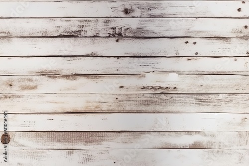 A seamless pattern of white wooden boards with texture as a background, created with Generative AI technology