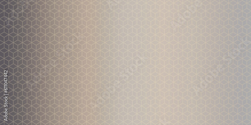 銀色グラデーションの和柄背景　幾何学模様の背景素材