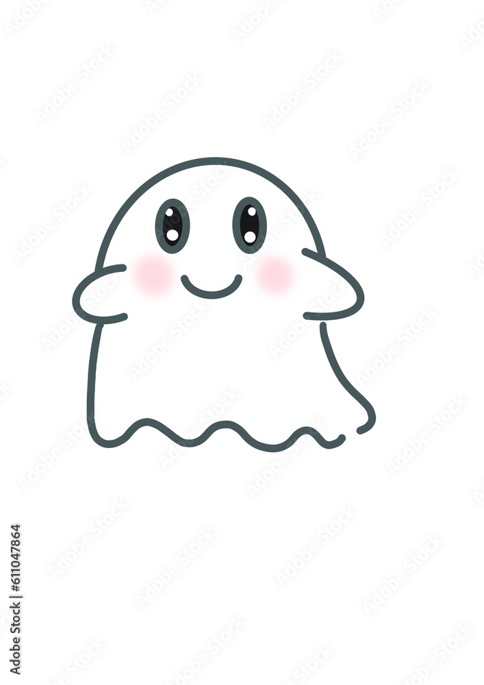 Ghost in cartoon Ghost in cartoon