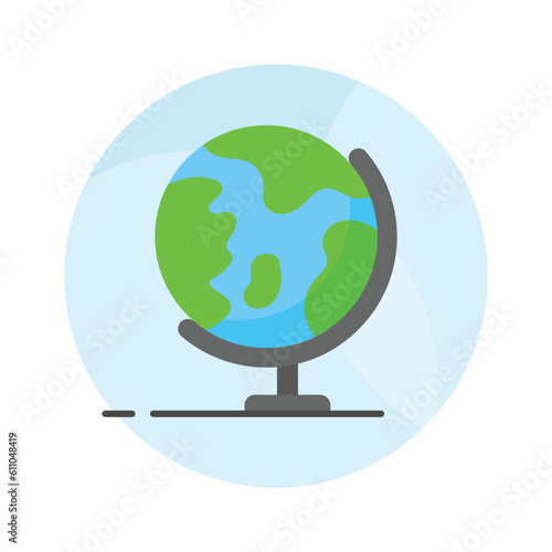 Download this beautifully designed icon of earth globe in editable style, easy to use vector