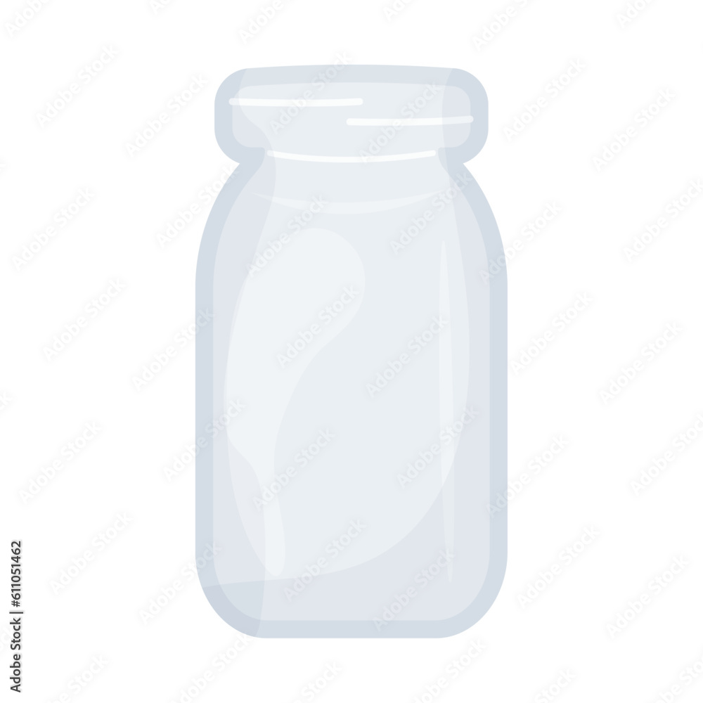 Empty jar for liquid or bulk Empty jar for liquid or bulk