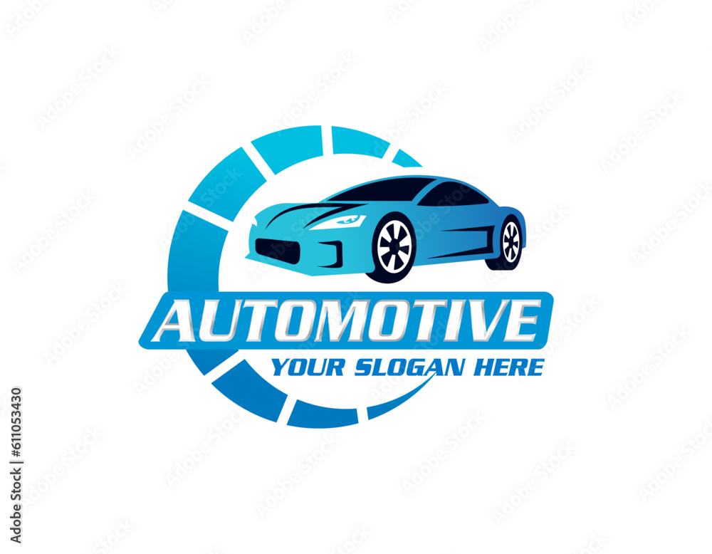 gradient auto parts logo design