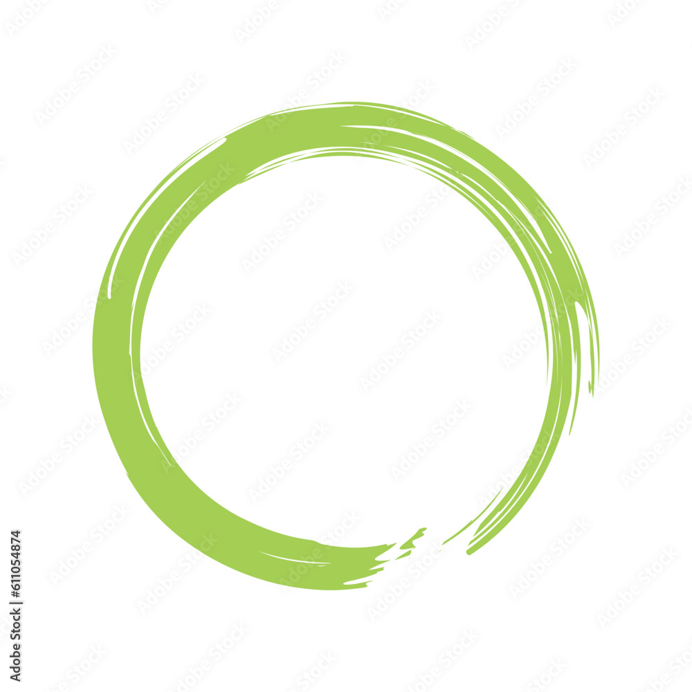 Minimalistic enso zen circle vector image. Minimalistic enso zen circle vector image.
